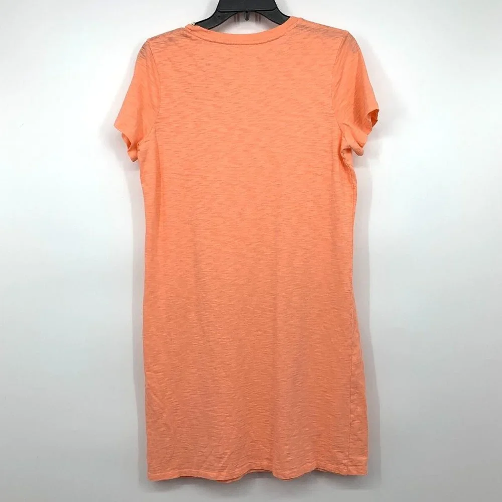 Universal Thread T-Shirt Dress Coral Orange Short Sleeve NWT - Picture 9 of 11